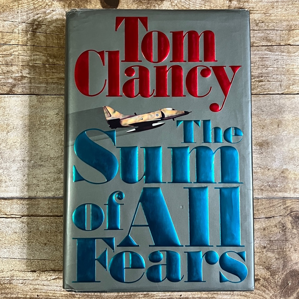 Tom Clancy The Sum of All Fears 1st‎ Edition Hardcover 1991 Jack Ryan Novel